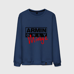 Свитшот хлопковый мужской Armin Only: Mirage цвета тёмно-синий — фото 1