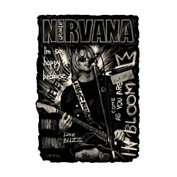 Свитшот хлопковый мужской Nirvana In Bloom, цвет: белый — фото 2