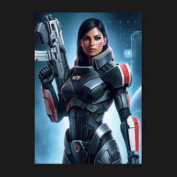 Свитшот хлопковый мужской Mass Effect -N7 armor, цвет: черный — фото 2