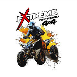 Свитшот хлопковый мужской Quad bike - off road, цвет: белый — фото 2