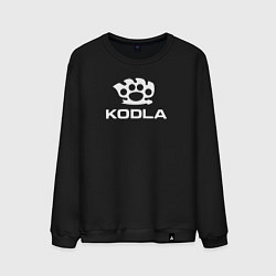 Свитшот хлопковый мужской Skoda Kodla, цвет: черный