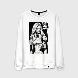 Мужской свитшот Barbie - sketch ai art