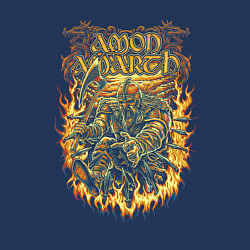 Свитшот хлопковый мужской Amon Amarth Skal, цвет: тёмно-синий — фото 2