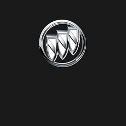 Свитшот хлопковый мужской Buick logo металик, цвет: черный — фото 2