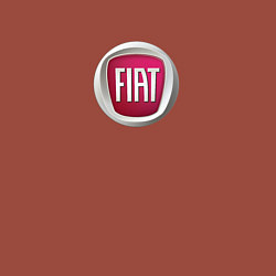 Свитшот хлопковый мужской FIAT sport auto logo, цвет: кирпичный — фото 2