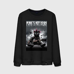 Мужской свитшот Cool kitten - punks not dead