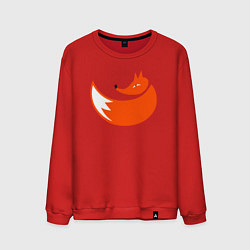 Свитшот хлопковый мужской Foxy fox, цвет: красный