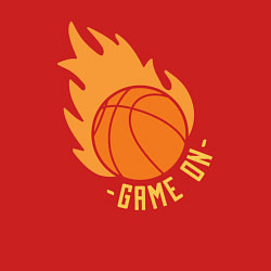 Свитшот хлопковый мужской Game on basketball, цвет: красный — фото 2