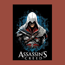 Свитшот хлопковый мужской Assassins creed белый костюм, цвет: кирпичный — фото 2