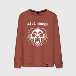 Мужской свитшот Papa Roach rock panda