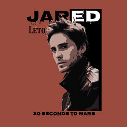 Свитшот хлопковый мужской Jared Joseph Leto 30 Seconds To Mars, цвет: кирпичный — фото 2