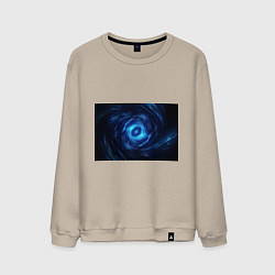 Мужской свитшот Взрыв синий геометрической абстракции