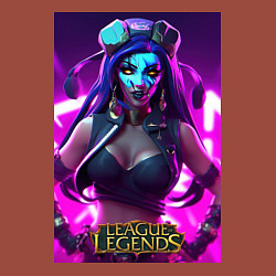 Свитшот хлопковый мужской League of Legends Akali Kda, цвет: кирпичный — фото 2