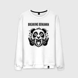 Мужской свитшот Breaking Benjamin - rock panda