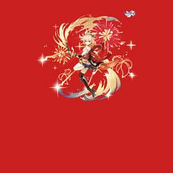 Свитшот хлопковый мужской Наганохара Ёимия из Геншин Импакт, цвет: красный — фото 2