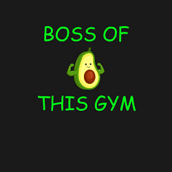 Свитшот хлопковый мужской Avokado boss, цвет: черный — фото 2