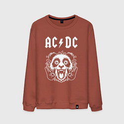 Мужской свитшот AC DC rock panda