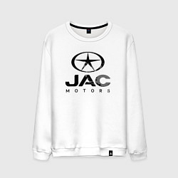 Свитшот хлопковый мужской Jac - logo, цвет: белый
