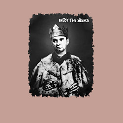 Свитшот хлопковый мужской Depeche Mode - Dave enjoy the silence, цвет: пыльно-розовый — фото 2