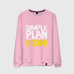 Мужской свитшот Simple plan - boom