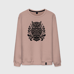 Мужской свитшот Серьёзная сова