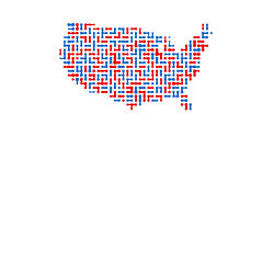 Свитшот хлопковый мужской Карта США, цвет: белый — фото 2