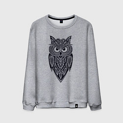 Мужской свитшот Узорчатая сова