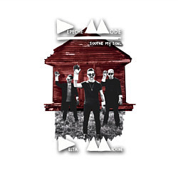 Свитшот хлопковый мужской Depeche Mode - Delta Machine soothe my soul, цвет: белый — фото 2