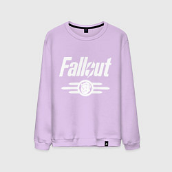 Свитшот хлопковый мужской Fallout - vault 33, цвет: лаванда