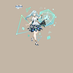 Свитшот хлопковый мужской Фарузан из Геншин Импакт, цвет: миндальный — фото 2