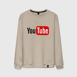Мужской свитшот You tube logo