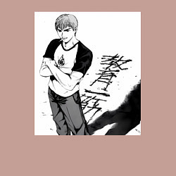 Свитшот хлопковый мужской Эйкити Онидзука учитель, цвет: пыльно-розовый — фото 2