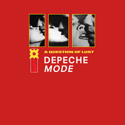 Свитшот хлопковый мужской Depeche Mode - Kisses lust, цвет: красный — фото 2