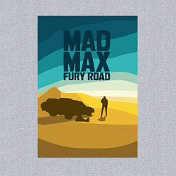 Свитшот хлопковый мужской Макс - дорога ярости, цвет: меланж — фото 2