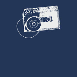 Свитшот хлопковый мужской Кассета и плёнка, цвет: тёмно-синий — фото 2