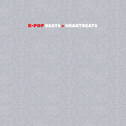 Свитшот хлопковый мужской К-поп сердцебиение любовь к k-pop, цвет: меланж — фото 2