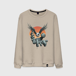 Мужской свитшот Я вижу тебя - глаз с крыльями