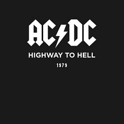 Свитшот хлопковый мужской AC DC - Highway to hell 1979, цвет: черный — фото 2