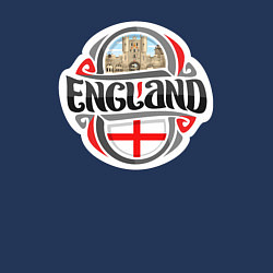 Свитшот хлопковый мужской England counry, цвет: тёмно-синий — фото 2