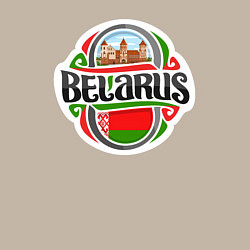 Свитшот хлопковый мужской Belarus, цвет: миндальный — фото 2