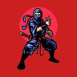 Свитшот хлопковый мужской Warrior ninja, цвет: красный — фото 2
