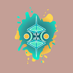 Свитшот хлопковый мужской Рыба из глубин, цвет: пыльно-розовый — фото 2