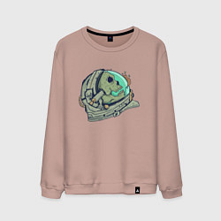 Мужской свитшот Череп астронавта