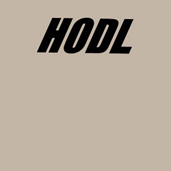 Свитшот хлопковый мужской HODL, цвет: миндальный — фото 2