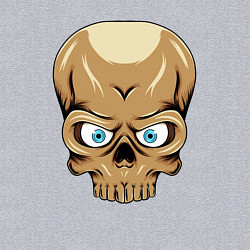 Свитшот хлопковый мужской Черепушка, цвет: меланж — фото 2