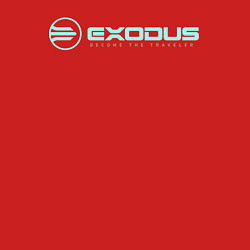 Свитшот хлопковый мужской Exodus logo, цвет: красный — фото 2