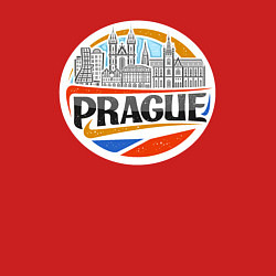 Свитшот хлопковый мужской Prague Czechia, цвет: красный — фото 2