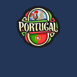 Свитшот хлопковый мужской Portugal, цвет: тёмно-синий — фото 2