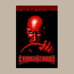 Свитшот хлопковый мужской Carmageddon driver retro, цвет: миндальный — фото 2