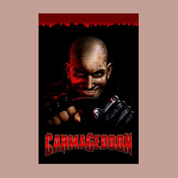 Свитшот хлопковый мужской Carmageddon driver, цвет: пыльно-розовый — фото 2